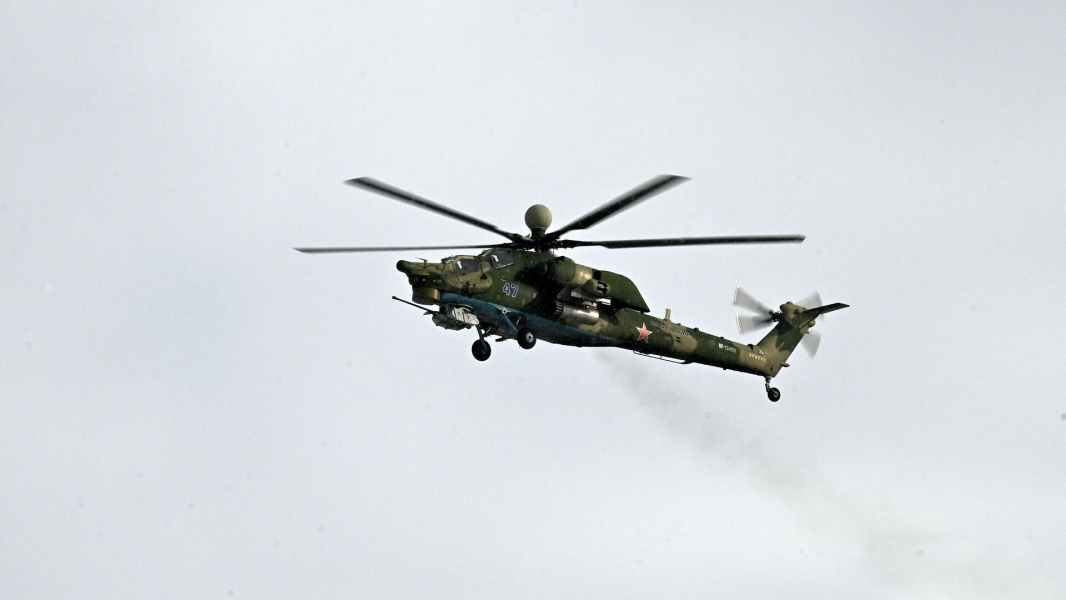 МО РФ: Ми-28НМ нанес удар по живой силе и бронетехнике ВСУ в курском приграничье