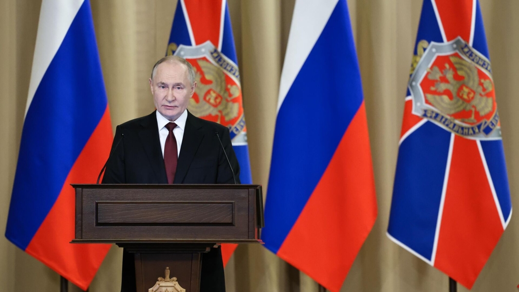 Путин: почти половину террористических преступлений в РФ организовала Украина