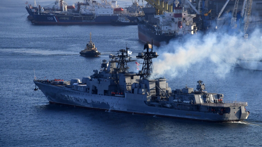 Корабли ТОФ провели учения по противовоздушной обороне в Восточно-Китайском море