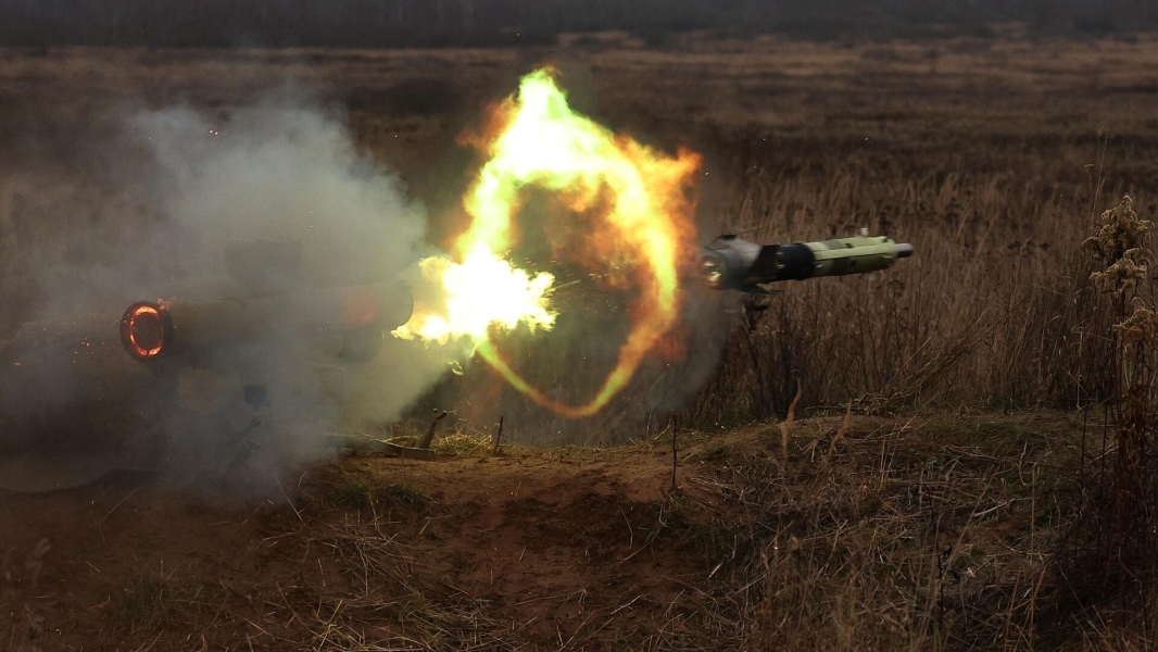 Расчет ПТРК «Фагот» уничтожил американскую боевую машину Bradley и пехоту ВСУ